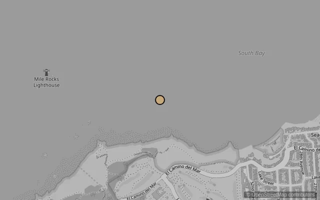 Map showing location of Legion of Honor