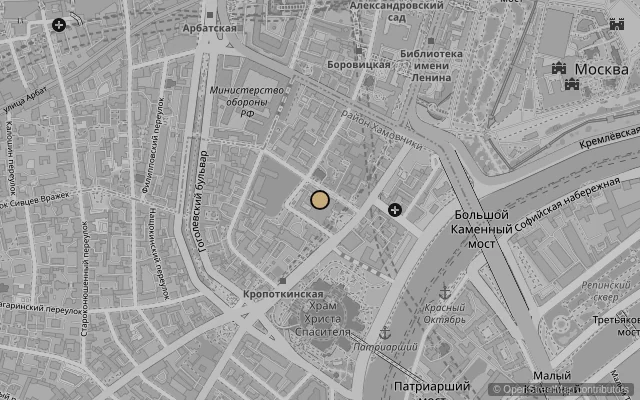Map showing location of Pushkin