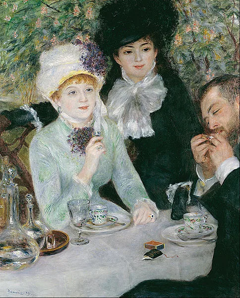 After the Luncheon by Pierre-Auguste Renoir, 1879
