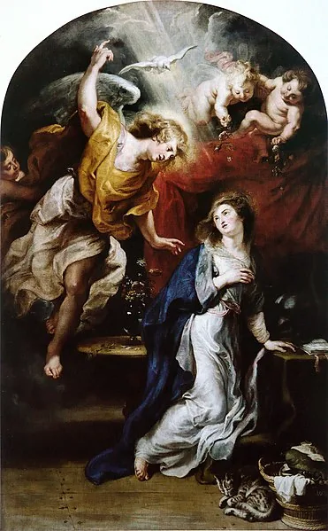 Annunciation by Peter Paul  Rubens, 1610