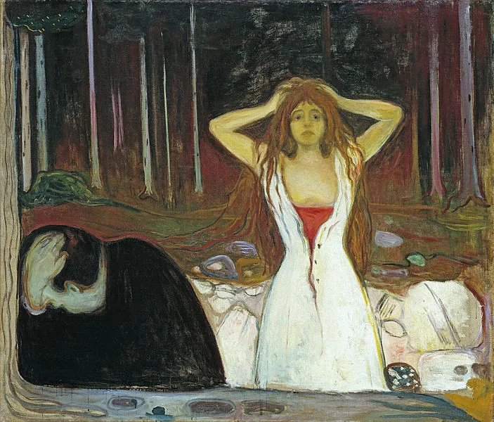 Ashes  by Edvard Munch, 1895