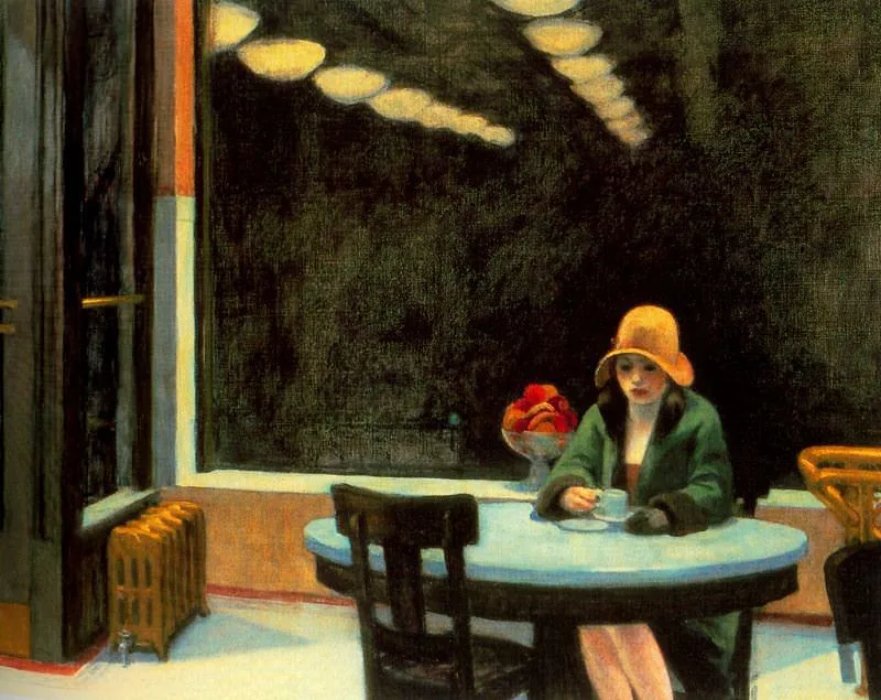 Automat by Edward Hopper, 1927