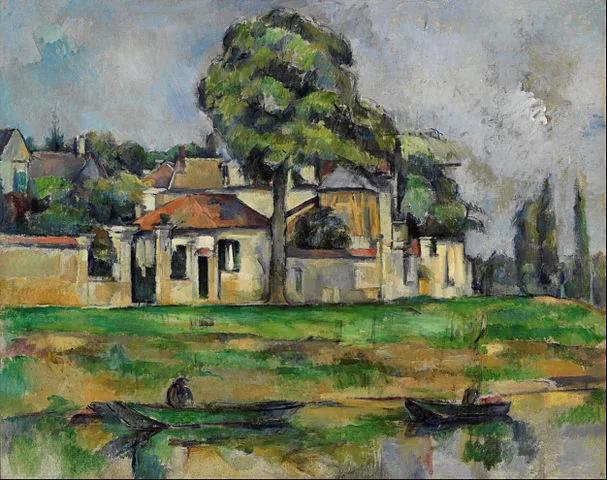 Banks of the Marne by Paul Cézanne, 1888