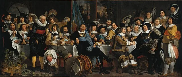 Banquet at the Crossbowmen’s Guild by Bartholomeus van der Helst, 1648