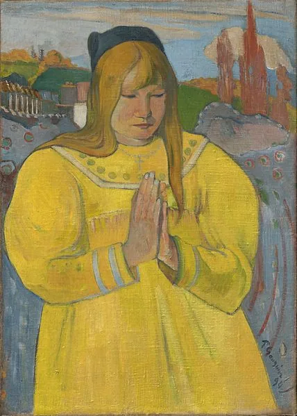 Betende Bretonin by Paul Gauguin, 1894