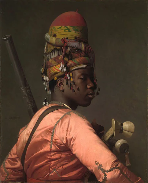 Black Bashi-Bazouk by Jean-Léon Gérôme, 1869