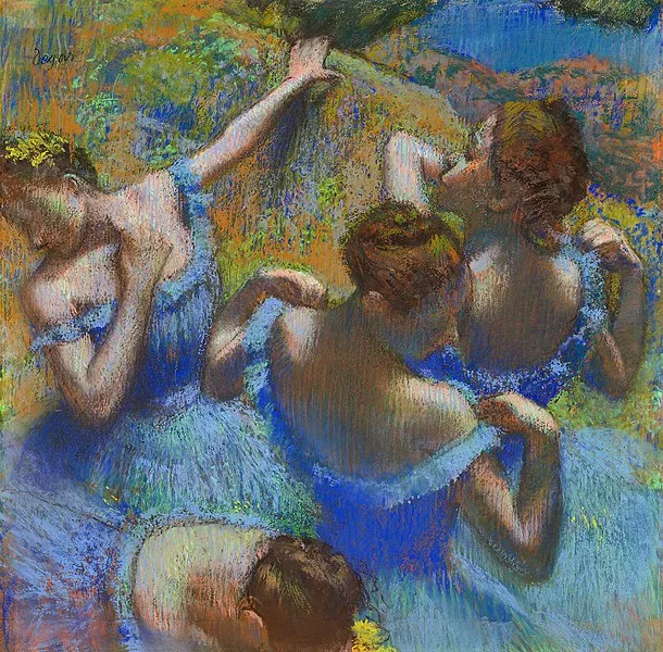 Blue Dancers by Edgar Degas, 1898