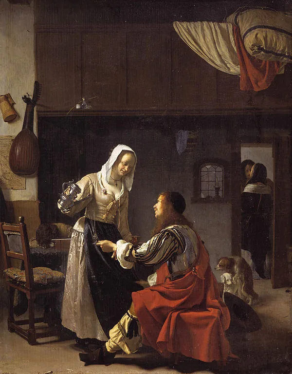 Brothel Scene by Frans van Mieris the Elder, 1658