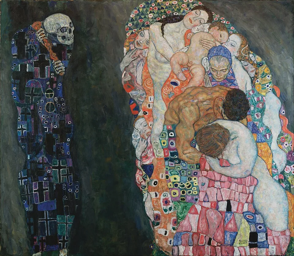 Death and Life by Gustav Klimt, 1910