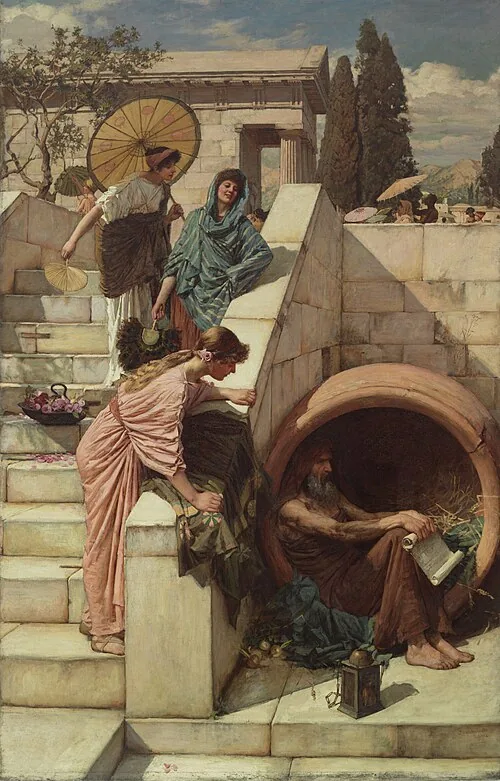 Diogenes by John William Waterhouse, 1882