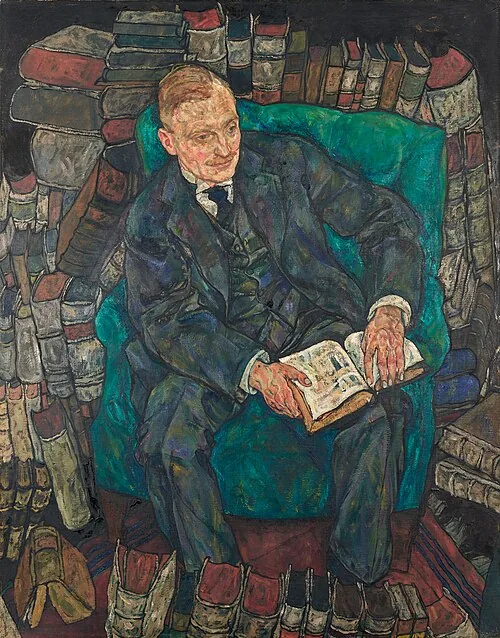 Dr. Hugo Koller by Egon Schiele, 1918