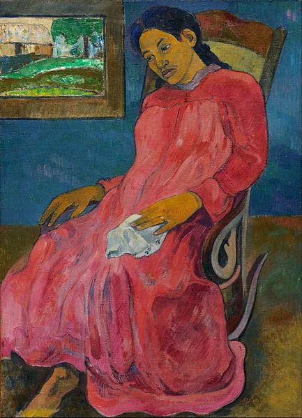 Faaturuma (Melancholic) by Paul Gauguin, 1891