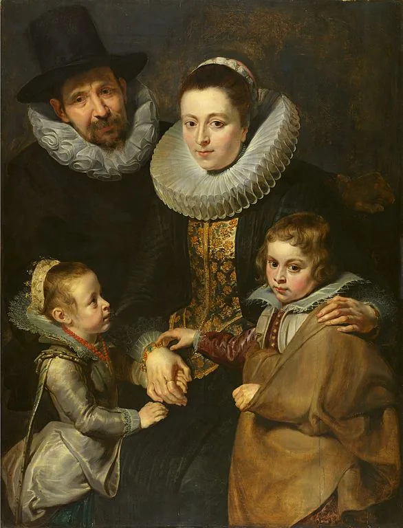 Family of Jan Brueghel the Elder by Peter Paul  Rubens, 1615