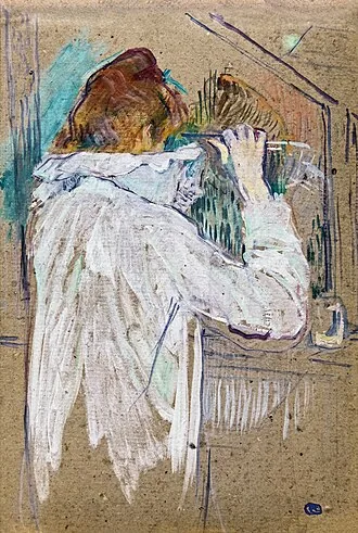 Femme se frisant by Henri de Toulouse-Lautrec, 1891