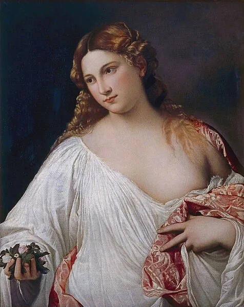 Flora by Tiziano Vecellio, 1515