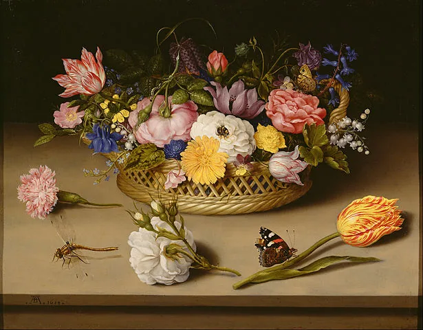 Flower Still Life by Ambrosius Bosschaert the Elder, 1614