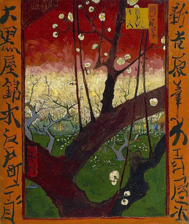 Flowering plum tree, after Hiroshige by Vincent van Gogh, 1887