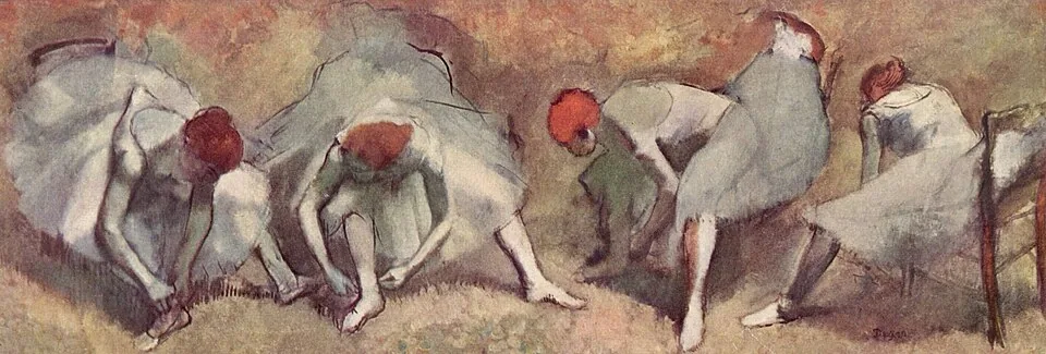 Frieze of Dancers by Edgar Degas, 1895