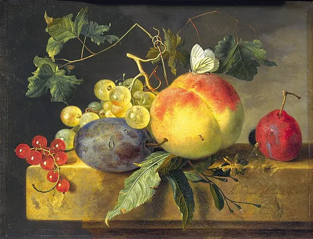 Fruit Still Life by Jan  van Huysum, 1724