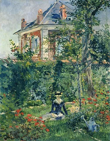 Girl in the Garden at Bellevue by Édouard Manet, 1880
