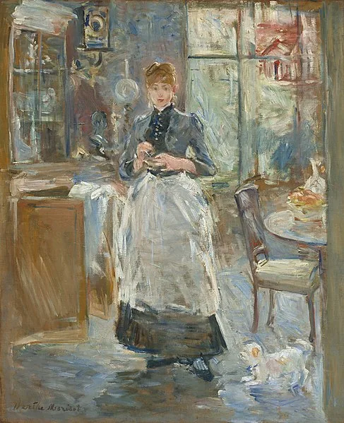  In the Dining Room by Berthe Morisot, 1875