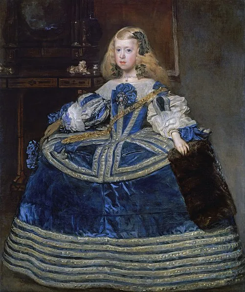 Infanta Margarita Teresa in a Blue Dress by Diego Rodríguez de Silva Velázquez, 1659