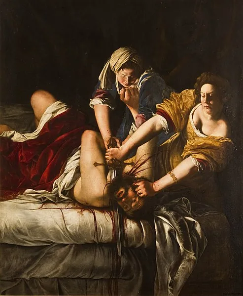 Judith Beheading Holofernes by Artemisia Gentileschi, 1614