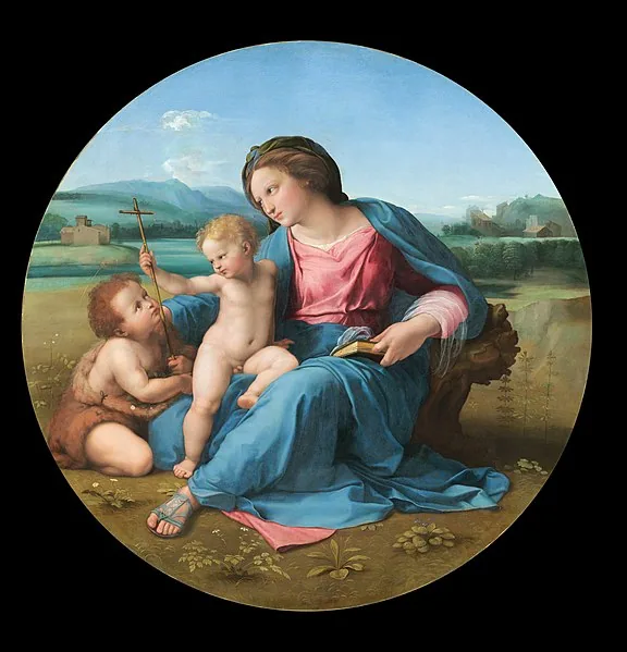 L'Alba Madonna by Raffaello Sanzio da Urbino, 1510