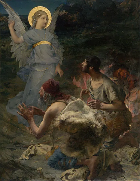 L'Annunciation aux bergers by Jules Bastien-Lepage, 1875