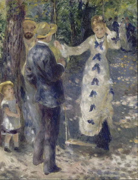 La Balançoire by Pierre-Auguste Renoir, 1876