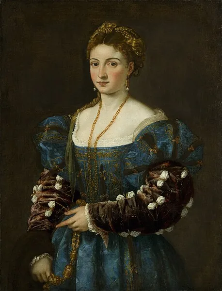 La Bella by Tiziano Vecellio, 1536