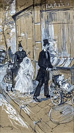 La première communion by Henri de Toulouse-Lautrec, 1888