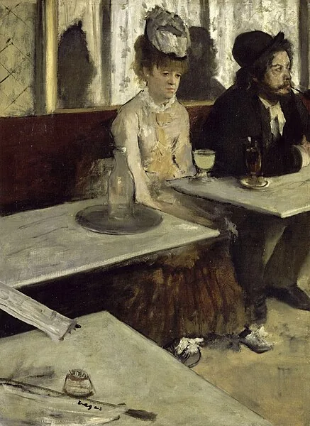 L’Absinthe by Edgar Degas, 1875