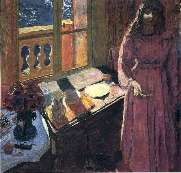  Le bol de lait by Pierre Bonnard, 1919