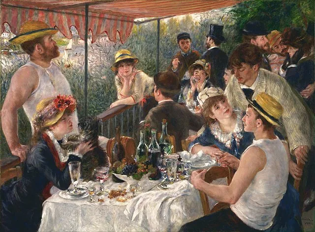 Luncheon of the Boating Party by Pierre-Auguste Renoir, 1881
