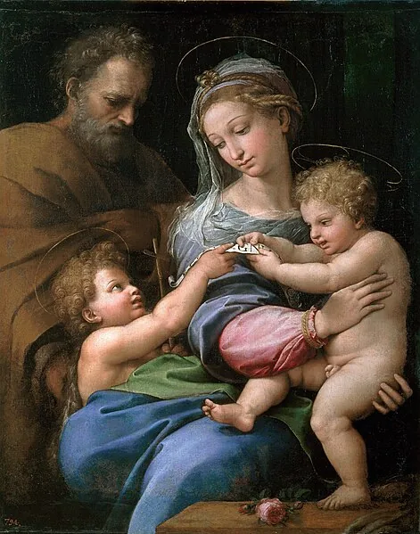 Madonna della Rosa by Raffaello Sanzio da Urbino, 1517