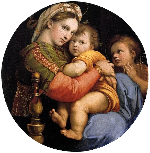 Madonna della seggiola by Raffaello Sanzio da Urbino, 1513