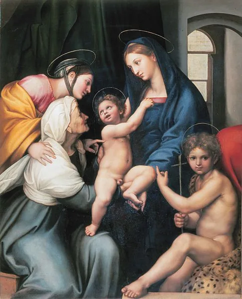 Madonna dell’Impannata by Raffaello Sanzio da Urbino, 1513