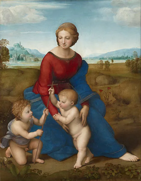Madonna in the Meadow by Raffaello Sanzio da Urbino, 1505