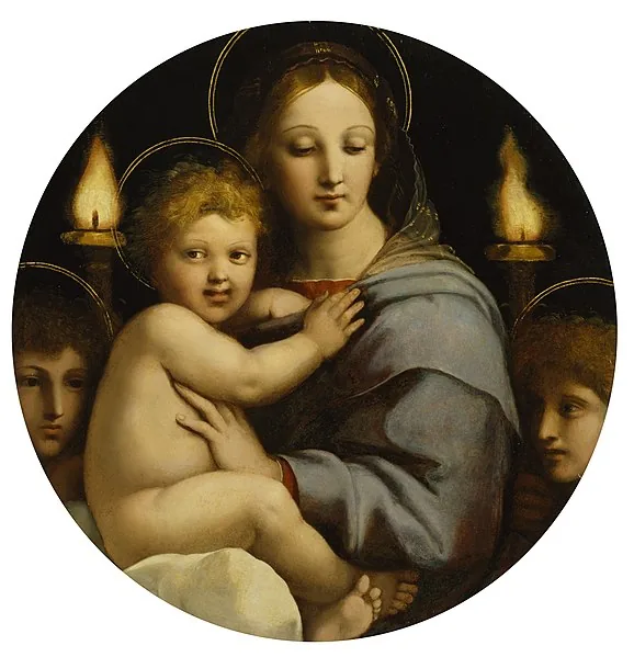 Madonna of the Candelabra by Raffaello Sanzio da Urbino, 1513
