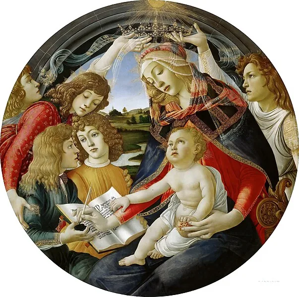 Madonna of the Magnificat by Sandro Botticelli, 1483