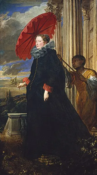 Marchesa Elena Grimaldi Cattaneo by Anthony van Dyck, 1623