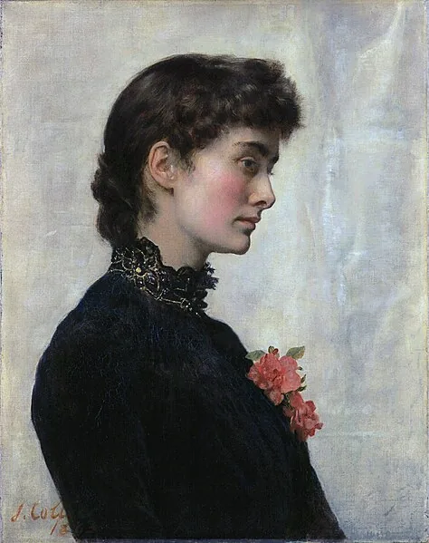Marian Collier (née Huxley) by John Maler  Collier, 1882