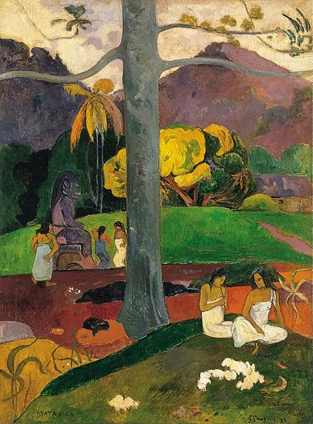 Mata Mua by Paul Gauguin, 1892