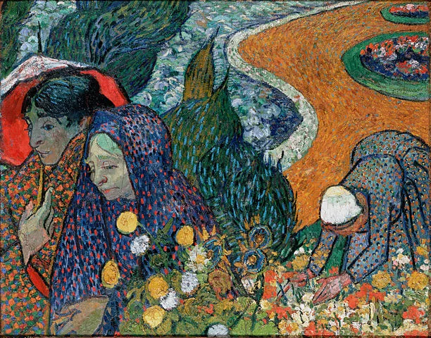 Memory of the Garden at Etten  by Vincent van Gogh, 1888