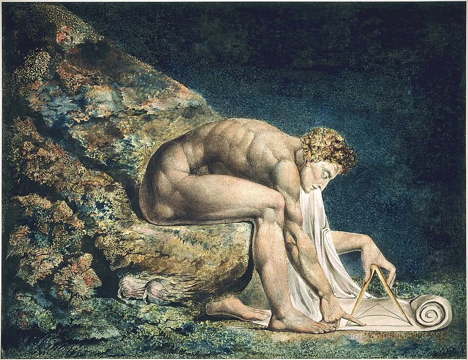 Newton by William Blake, 1804