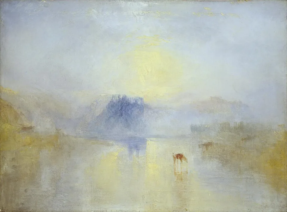 Norham Castle, Sunrise by Joseph Mallord William Turner, 1845