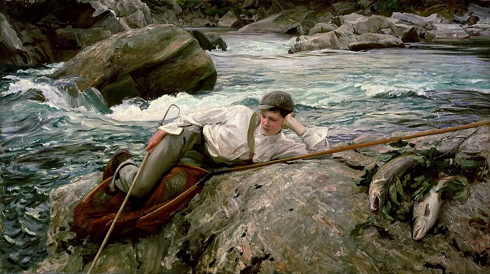 On his Holidays, Norway by John Singer Sargent, 1901