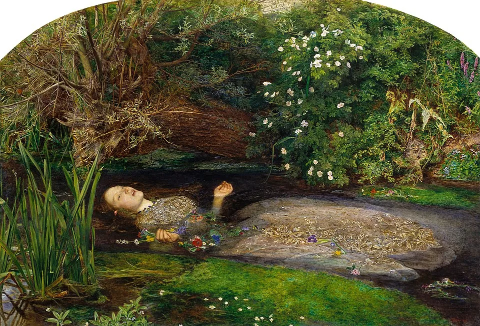 Ophelia by John  Everett Millais, 1851