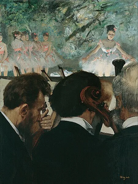  Orchestra Musicians by Edgar Degas, 1872
